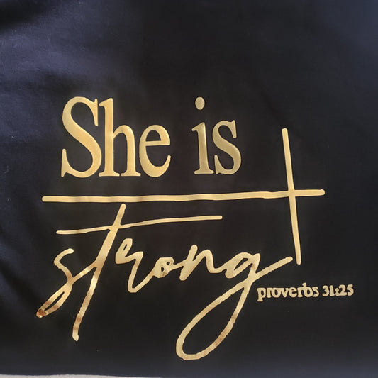 She is strong