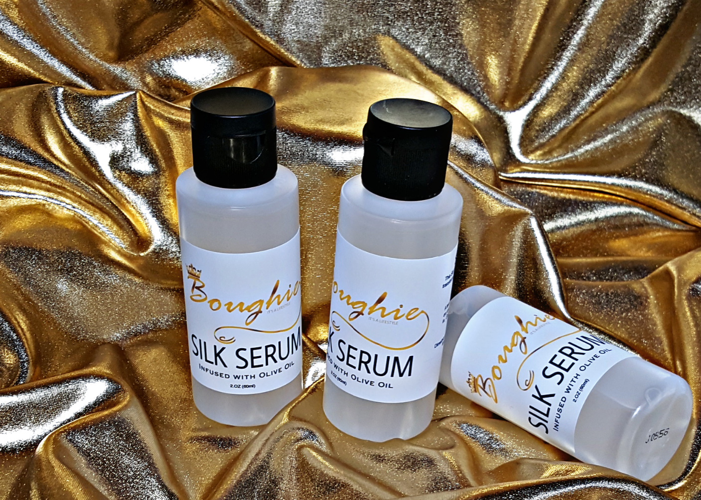 Silk Serum - Boughie virgin brazilian hair cosmetics apperal 