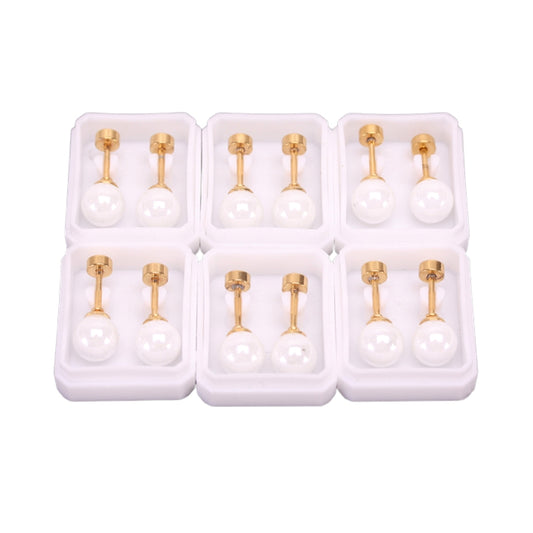 Gold Stainless Steel Stud 6 Pack