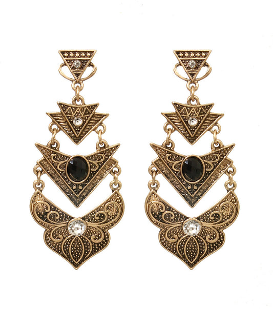 Metal Drop Earrings