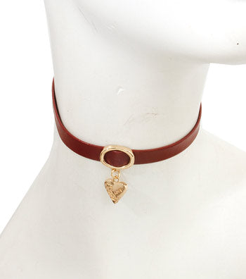 Heart Charm Choker