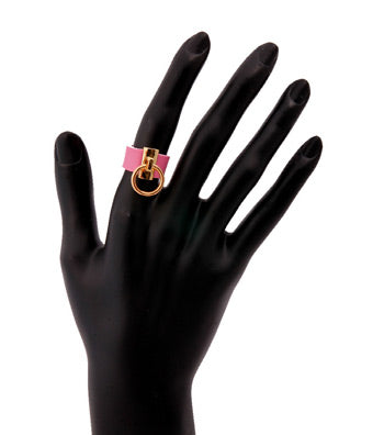 Pink Door Knocker Ring