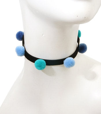 Pom Pom Choker Set