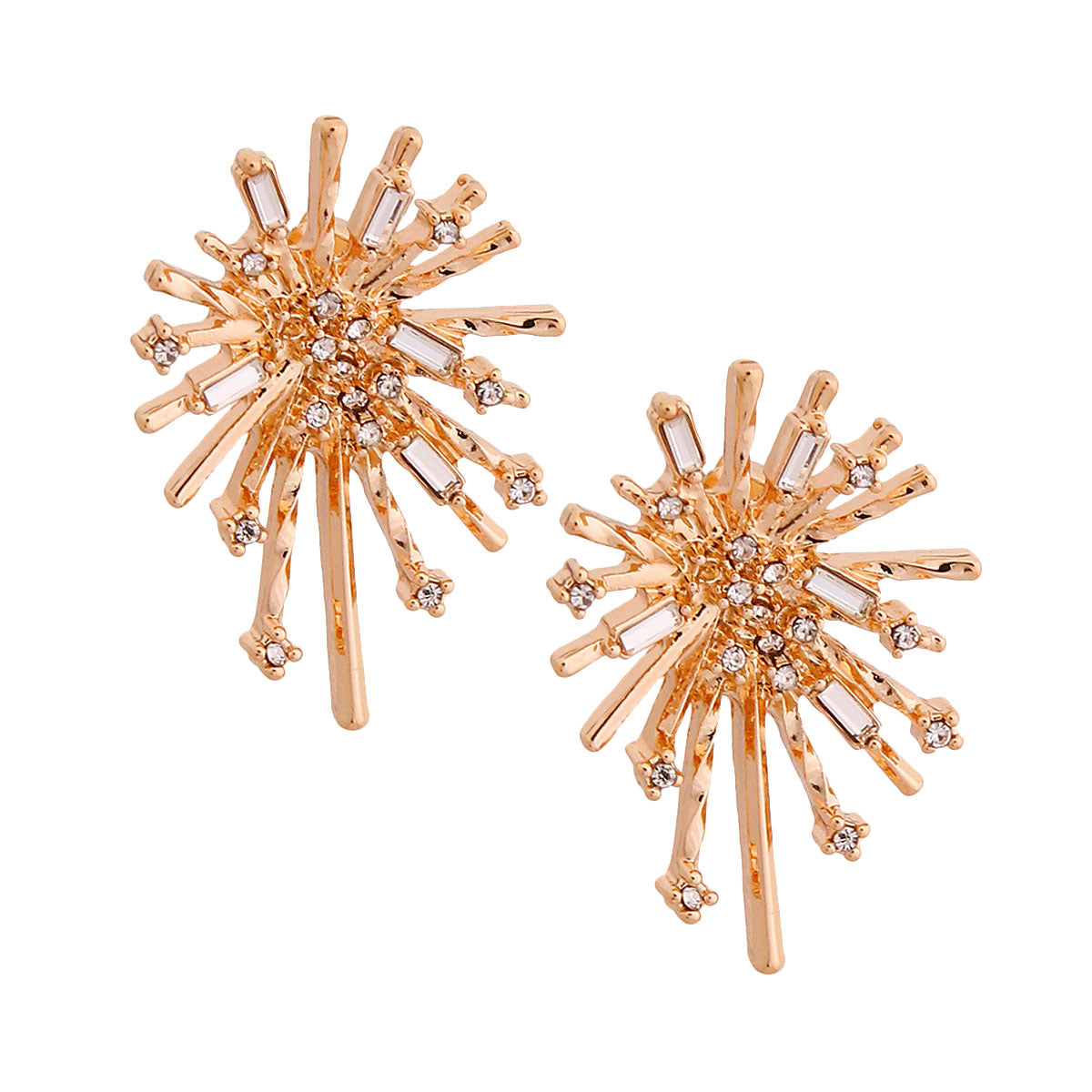 Gold Starburst Studs