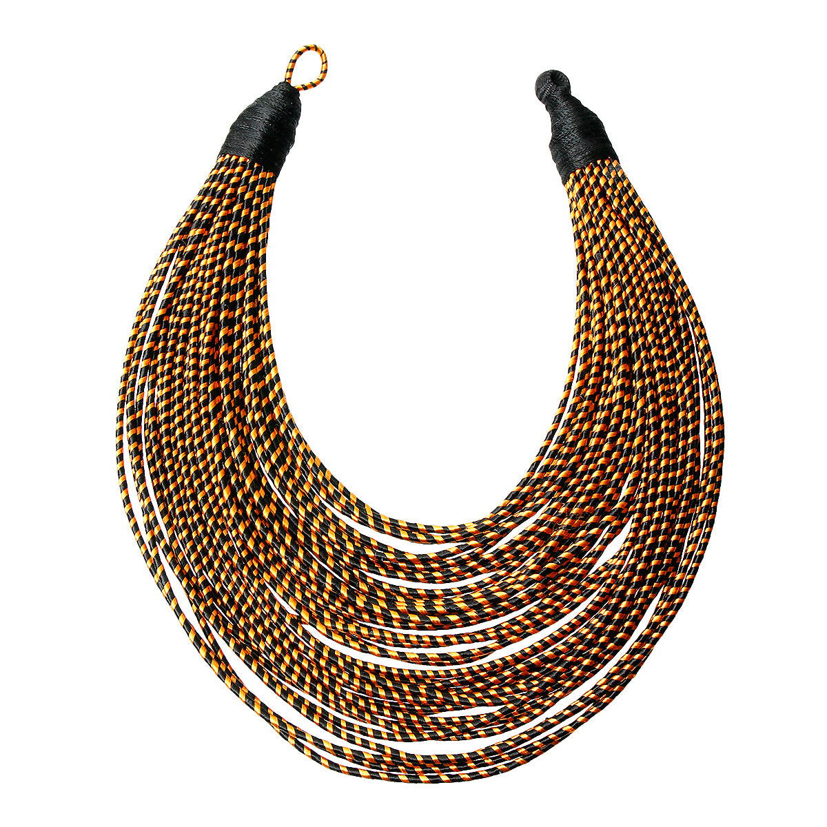 Tribal Layered Wrapped Necklace