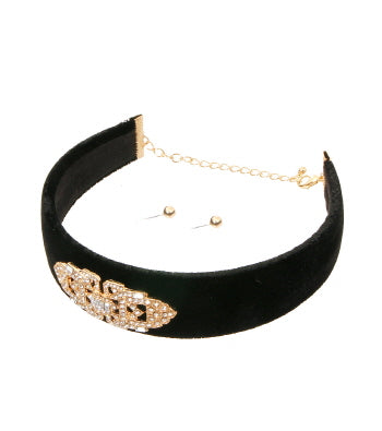 Velvet Stoned Choker