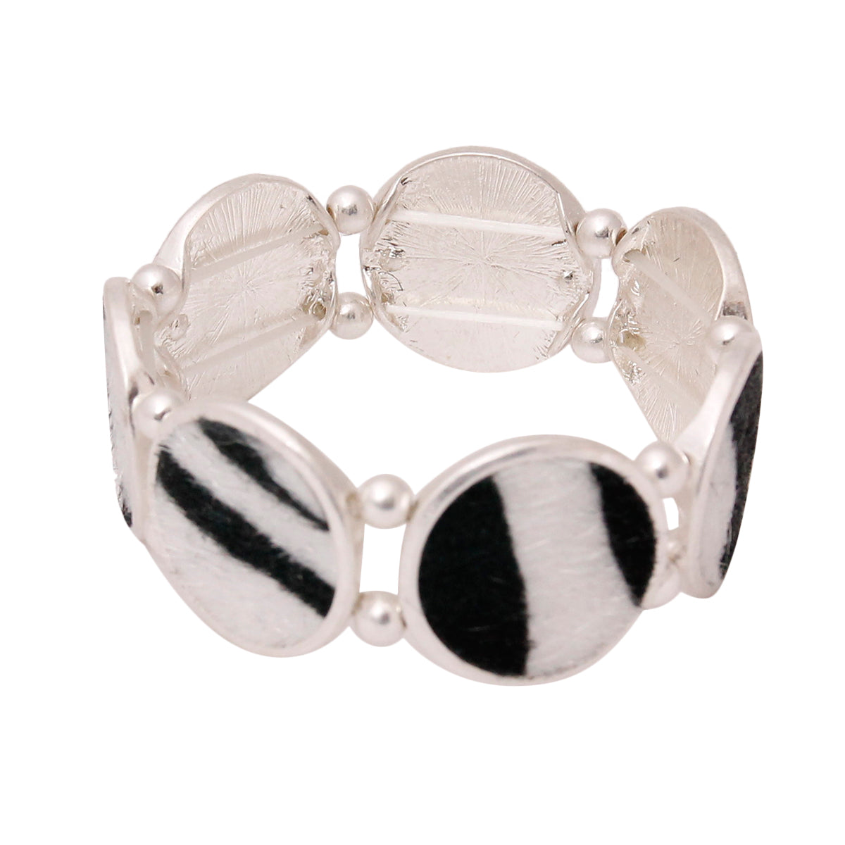 Zebra Fur Stretch Bracelet