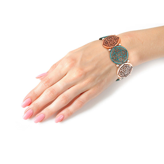 Patina Mandala Bracelet